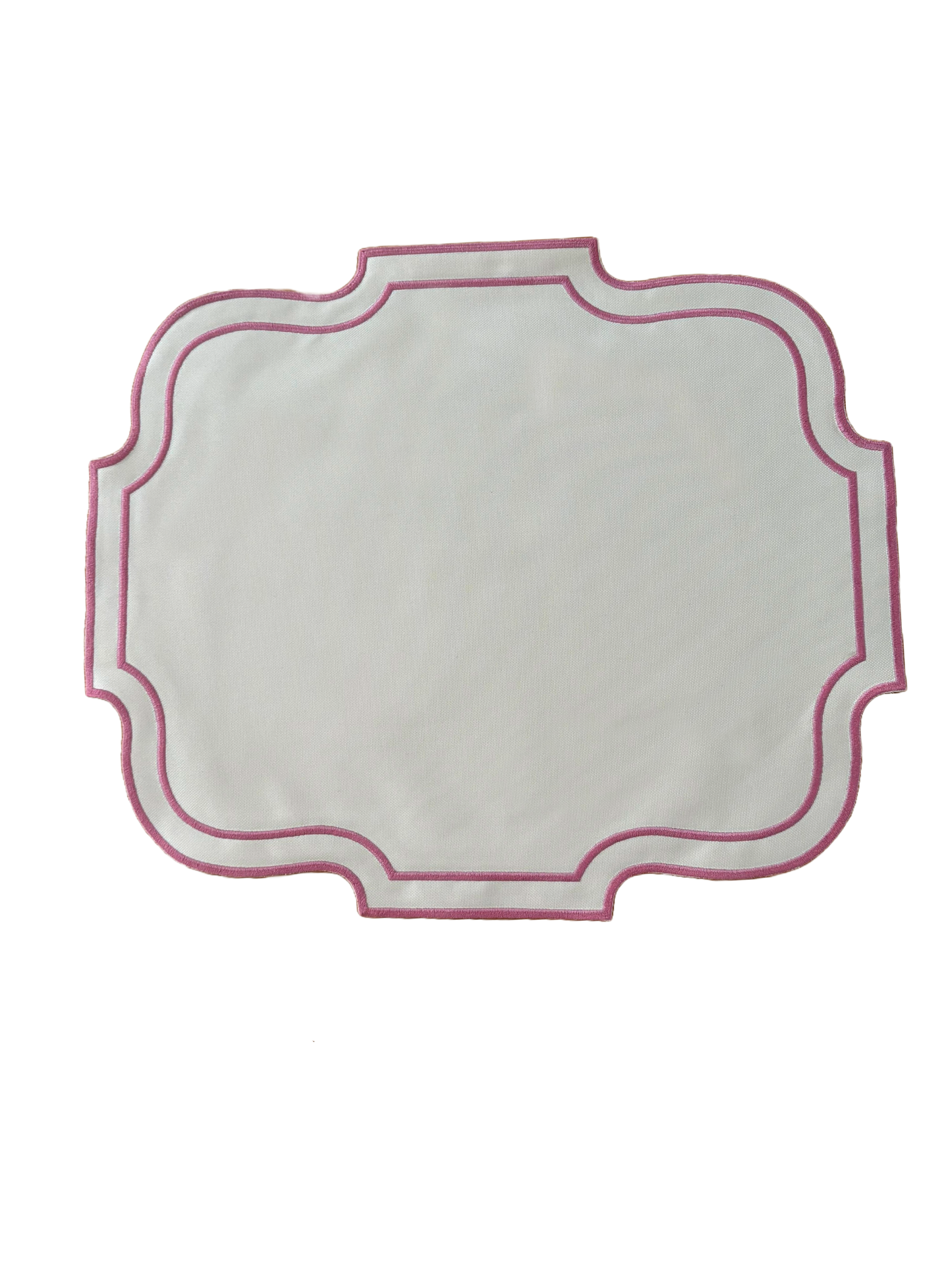 Double-sided pink Toile de Jouy placemat (Set of 2)